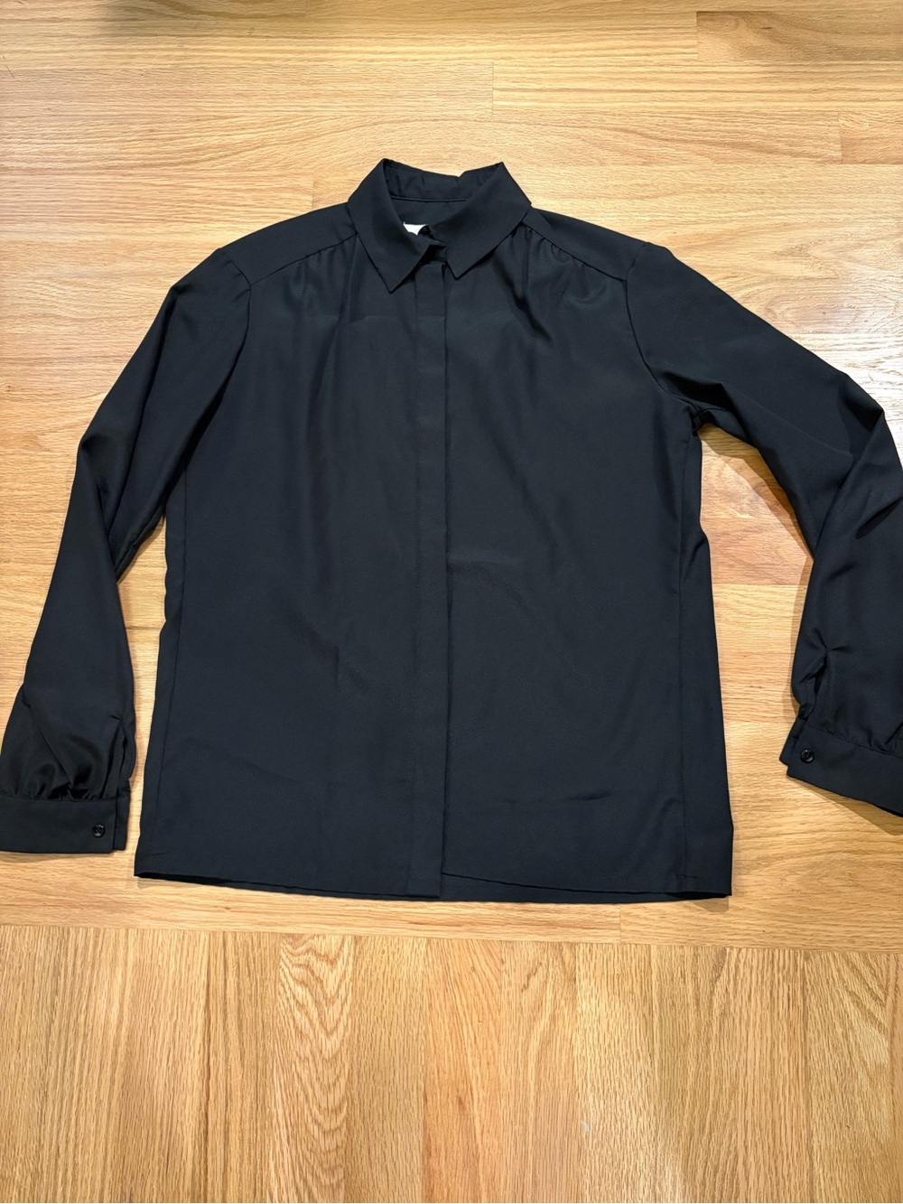 Vintage Country Sophisticates of Pendleton Classic Black Long-Sleeve Shirt